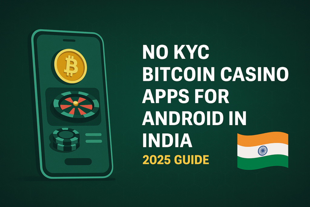 no KYC Bitcoin casino apps for Android in India